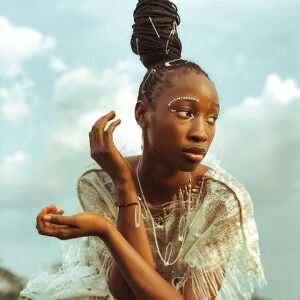 Girl with braid