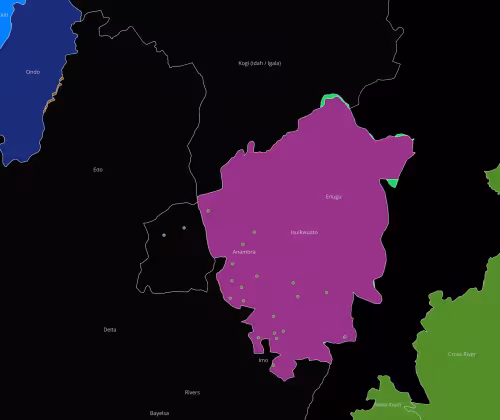 Map of the The UmuNri The Igbos